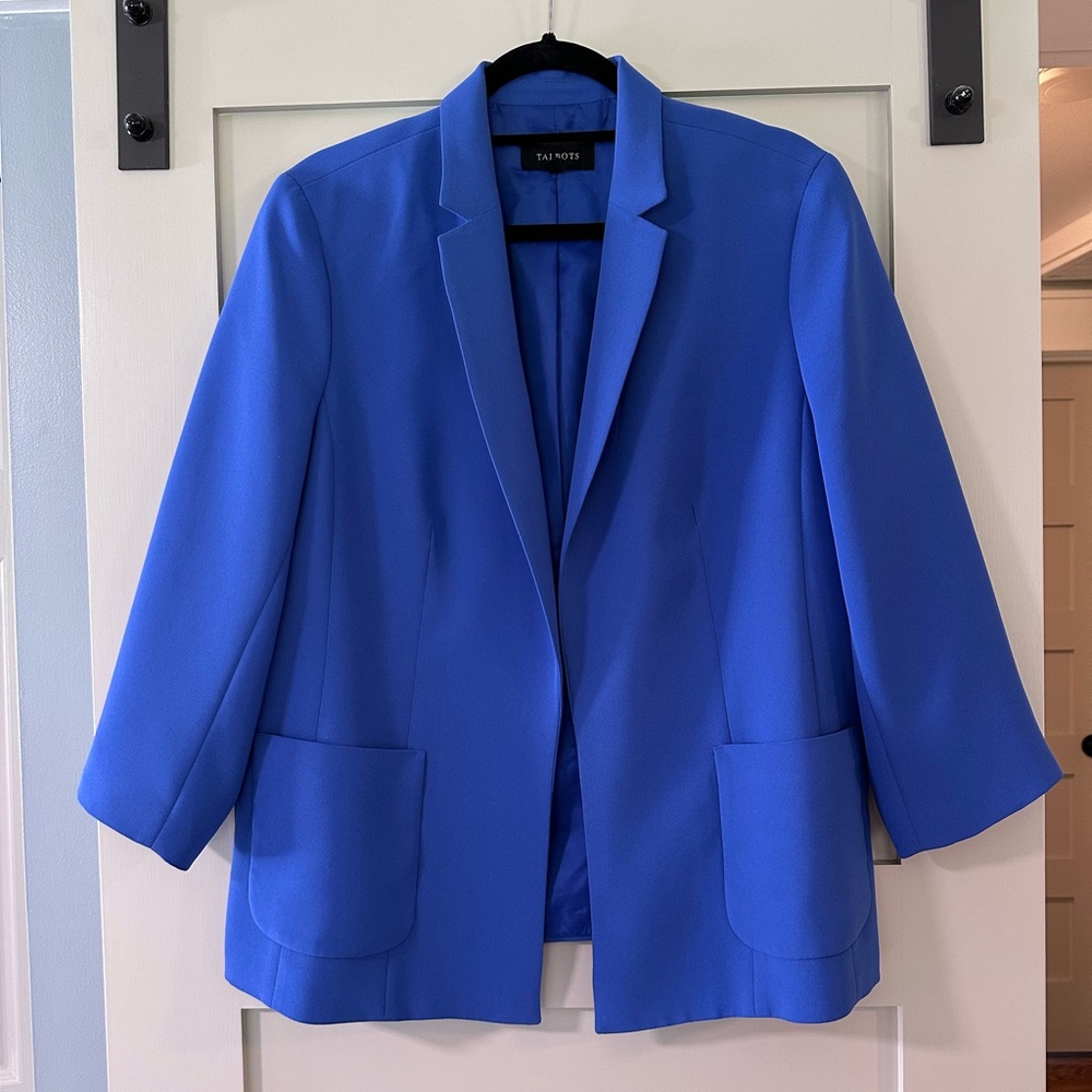 Talbots Royal Blue Blazer Jacket